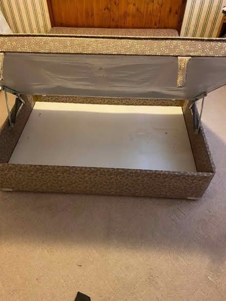 Photo of free Standard double divan bed base with storage (Upper Parkstone BH12) #2