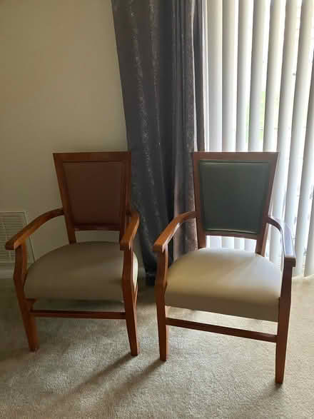 Photo of free 2 dining chairs (N Armistead St) #2