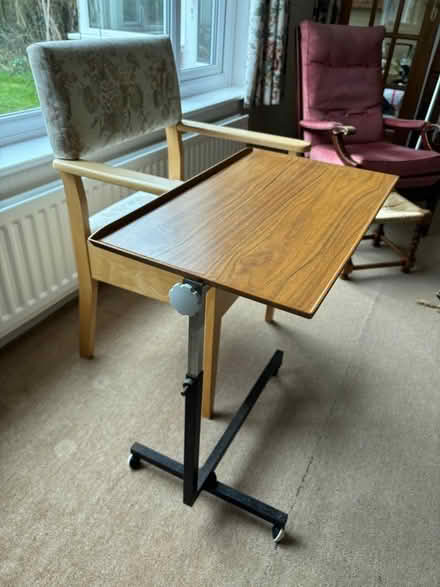 Photo of free Table/tray on wheels (Havant PO9) #1