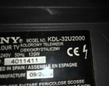 Photo of free Sony LCD TV (Eltham SE9) #4