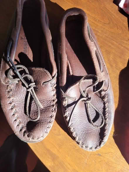Photo of free slightly used leather moccassins (mohegan lake, ny) #1