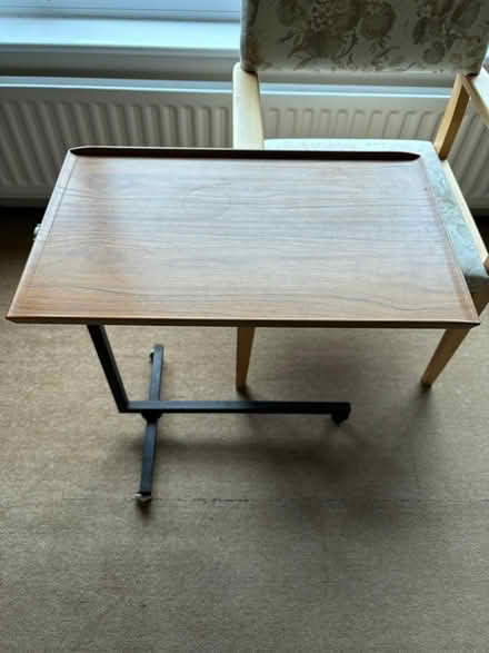 Photo of free Table/tray on wheels (Havant PO9) #2