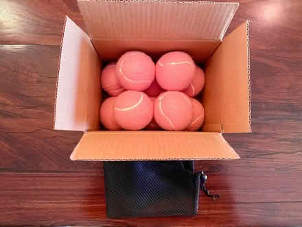 Photo of free 10 New pink tennis balls (Cabin John near Bethesda) #1