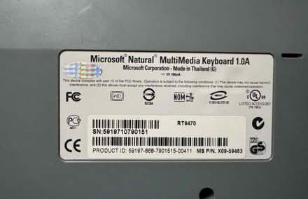 Photo of free Microsoft natural multimedia keyboard (Marshalswick AL4) #2