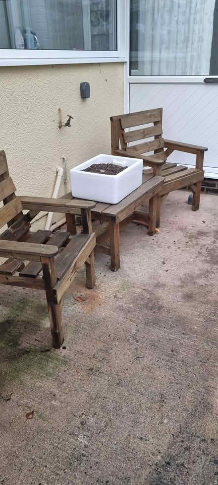 Photo of free Outdoor table and chairs (Marldon TQ3) #1