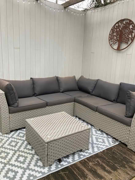 Photo of free Cushions for outdoor corner sofa (Stanbridge, Leighton Buzzard) #1