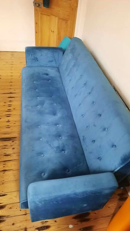 Photo of free Sofa bed/couch teal colour (Osney OX2) #2