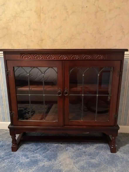 Photo of free Wooden display cabinet (Upper Parkstone BH12) #2