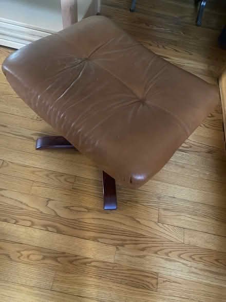 Photo of free Leather covered IKEA footstool (West Annapolis) #1