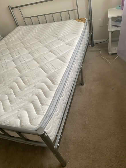 Photo of free double bed with mattress (N Armistead St) #2