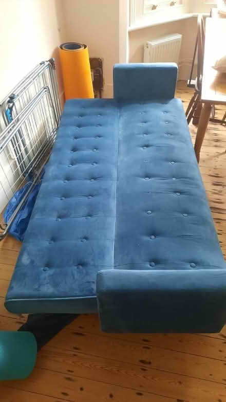 Photo of free Sofa bed/couch teal colour (Osney OX2) #4