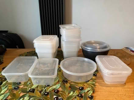 Photo of free Plastic lunchboxes with matching lids (Southwark SE1) #1