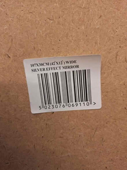 Photo of free Tall mirror, silver wood frame (Oakley HP18) #1