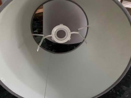 Photo of free Lamp shades, pair - grey (Hutton CA11) #2