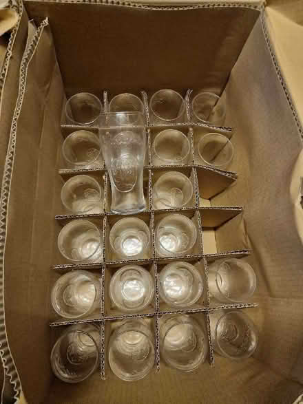 Photo of free Pint glasses (Oakwood Park Complex ME16) #1