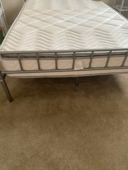 Photo of free double bed with mattress (N Armistead St) #3