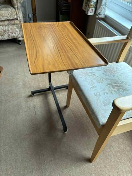 Photo of free Table/tray on wheels (Havant PO9) #3