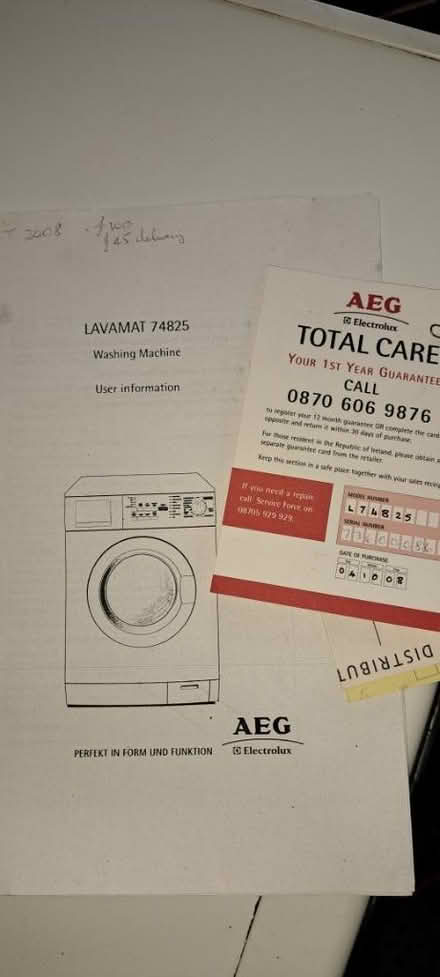 Photo of free Washing Machine (Hanging Langford, SP3) #4