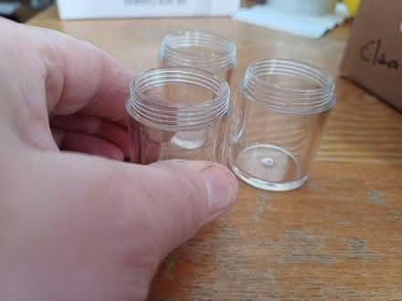 Photo of free Small plastic jars without lids (Ecclesfield S5) #2