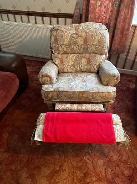 Photo of free Reclining arm chair (Upper Parkstone BH12) #1
