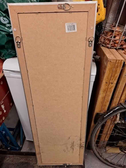 Photo of free Tall mirror, silver wood frame (Oakley HP18) #2