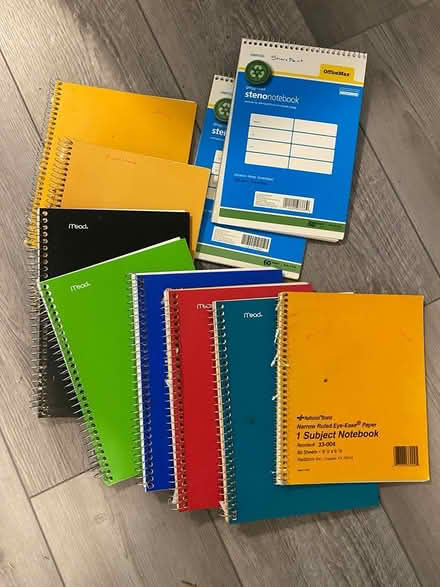 Photo of free Collection of notebooks (Redmond) #1