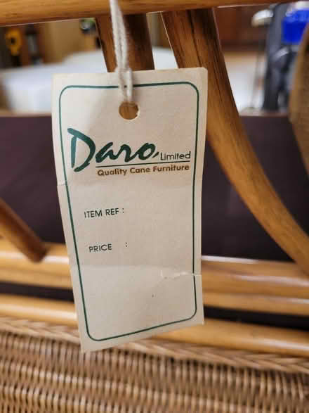 Photo of free Cane/Wicker 2 Seat Sofa (Purbrook PO7) #4