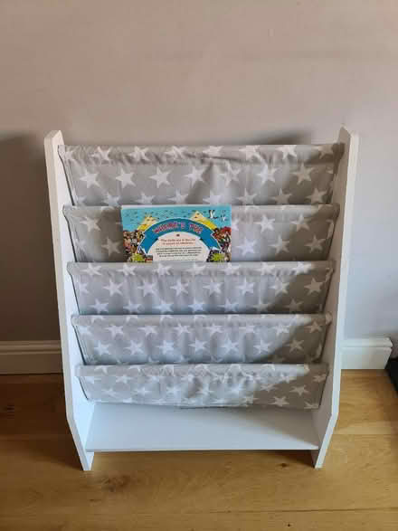 Photo of free Fabric book shelf / rack (Markfield LE67) #1