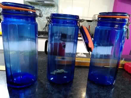 Photo of free 3 food storage jars (Old Woking GU22) #1