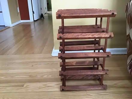 Photo of free Small wooden wine rack (Conroy Rd & Walkley Rd) #1