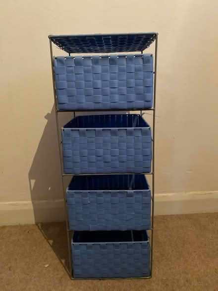 Photo of free Small blue drawer unit (LE11 Loughborough) #1