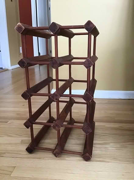 Photo of free Small wooden wine rack (Conroy Rd & Walkley Rd) #2