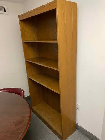 Photo of free More particle board bookshelves (Foggy Bottom) #2