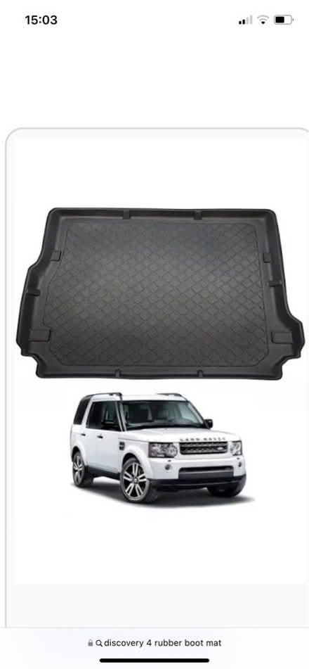 Photo of free Land Rover Discovery4 Rubber Boot M (OX16 Cherwell heights) #1