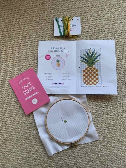 Photo of free Pineapple cross stitch set (CR0) #1