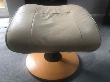 Photo of free Leather Footstool (Wokingham RG41) #2