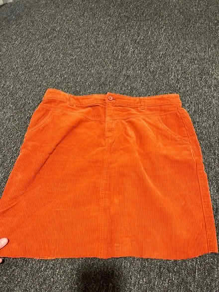 Photo of free Corduroy skirt - orange (S3) #1