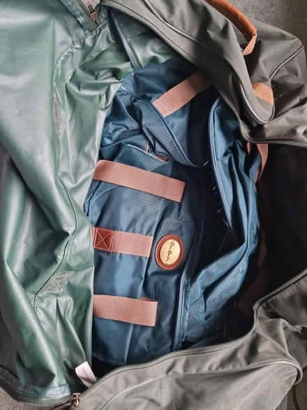 Photo of free 2 holdalls, larger on with hard base and wheels. (Linslade LU7) #1