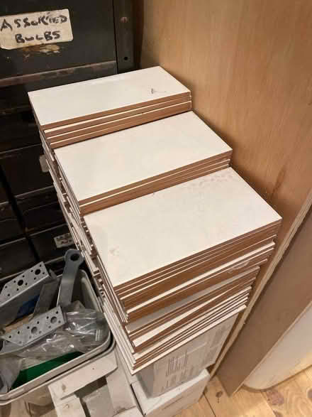 Photo of free White metro tiles 100 (Tooting SW17) #1