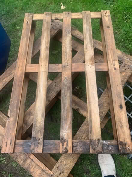 Photo of free 4 x wood pallets- crowborough (Crowborough TN6) #1