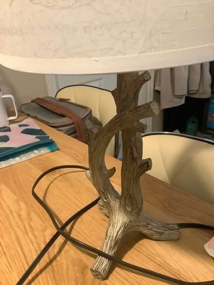 Photo of free Lamp with shade and lightbulb (Ypsilanti,byEllsworth&Mich Ave) #4