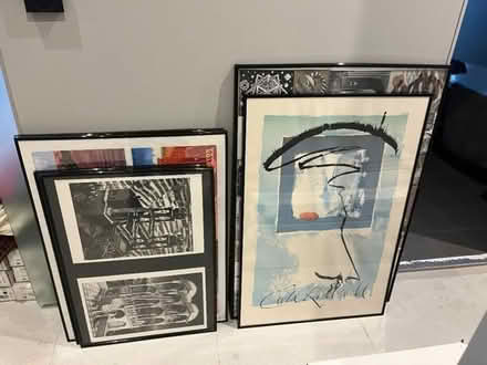 Photo of free Various sized poster frames (Bush EX23) #1