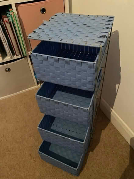 Photo of free Small blue drawer unit (LE11 Loughborough) #2