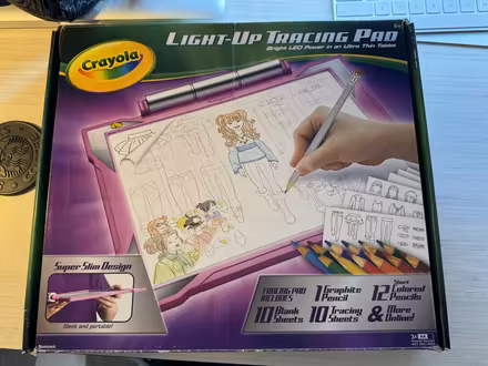 Photo of free Crayola Light-Up Tracing Pad (Wallingford) #3