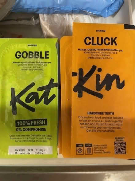 Photo of free 11 x Packets KatKin Meat (Husbands Bosworth LE17) #1