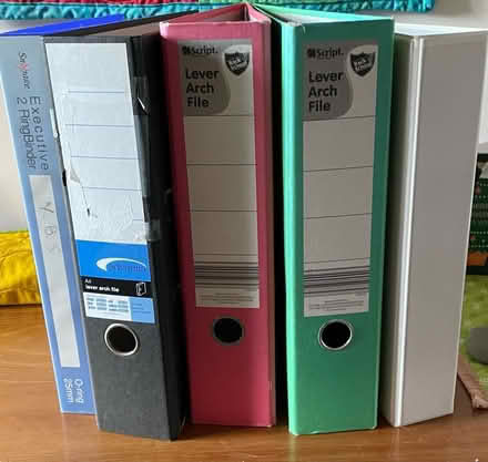 Photo of free 5 Ring Binders (Lichfield near Tesco) #1