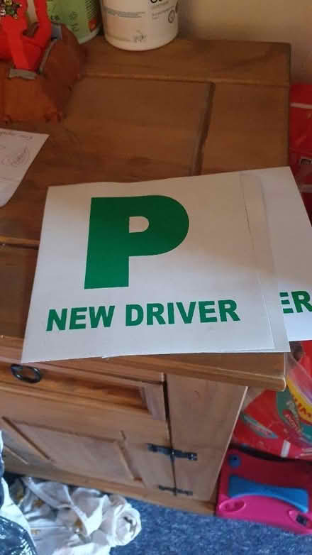 Photo of free 3x new driver magnetic sticker (Stepney E1) #1