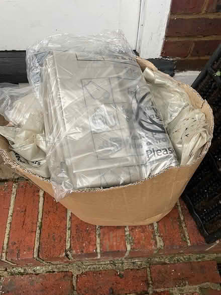 Photo of free Black and clear bin bags (Dorking) #1