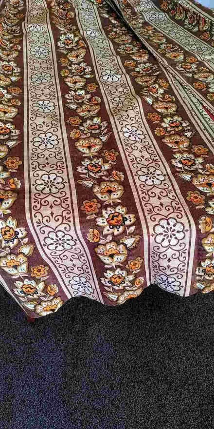Photo of free Brown floral curtains (Epping CM16) #1