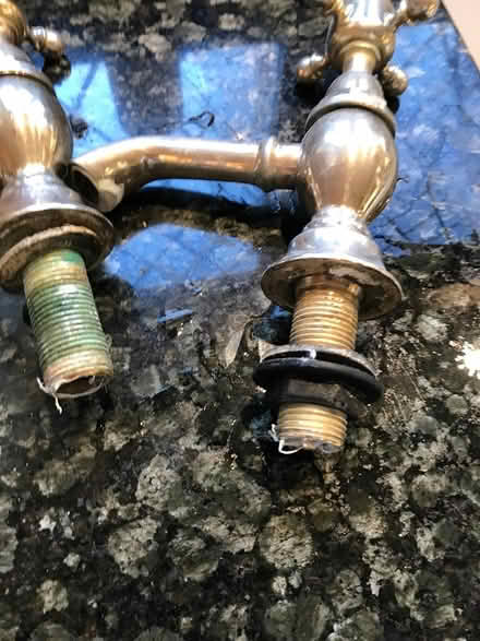 Photo of free Brass Basin Taps need refurb (Michelmersh, Romsey) #3